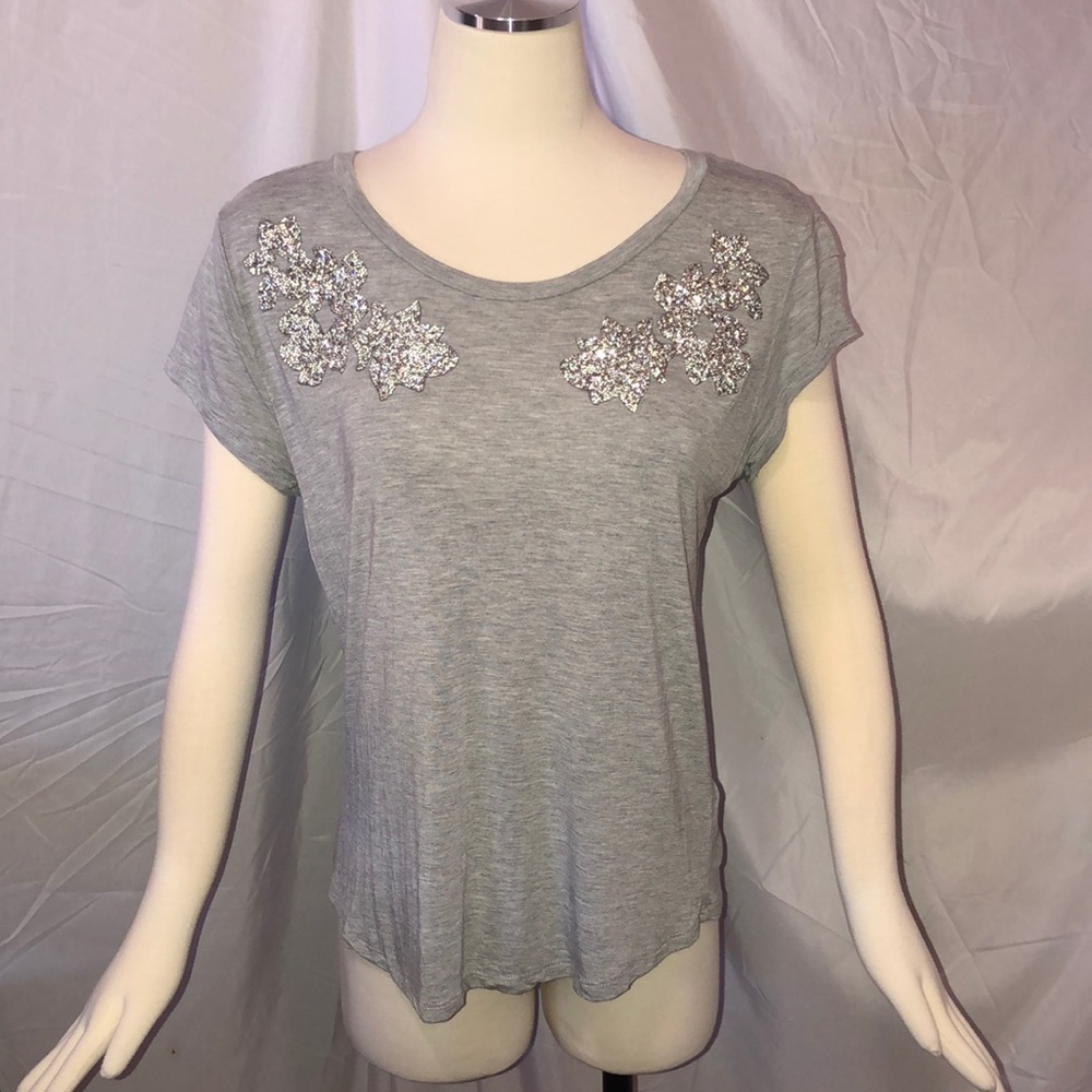 H & M glitter tee